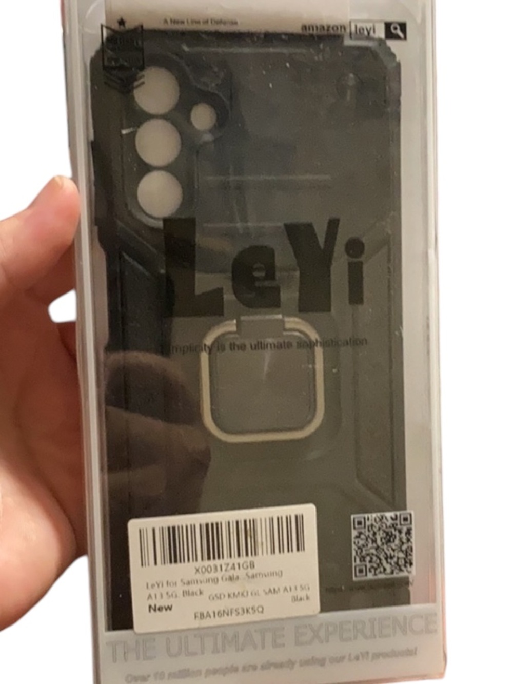 Leyi A13 cell phone case for Samsung Galaxy A13 5G black
